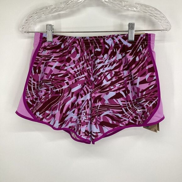 Girls Nike Running Shorts with Liner large‎ purple/black - Picture 1 of 6